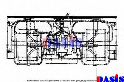 AKS DASIS 749560n -  Электродвигатель, вентиляция салона